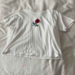 brandy melville rose shirt